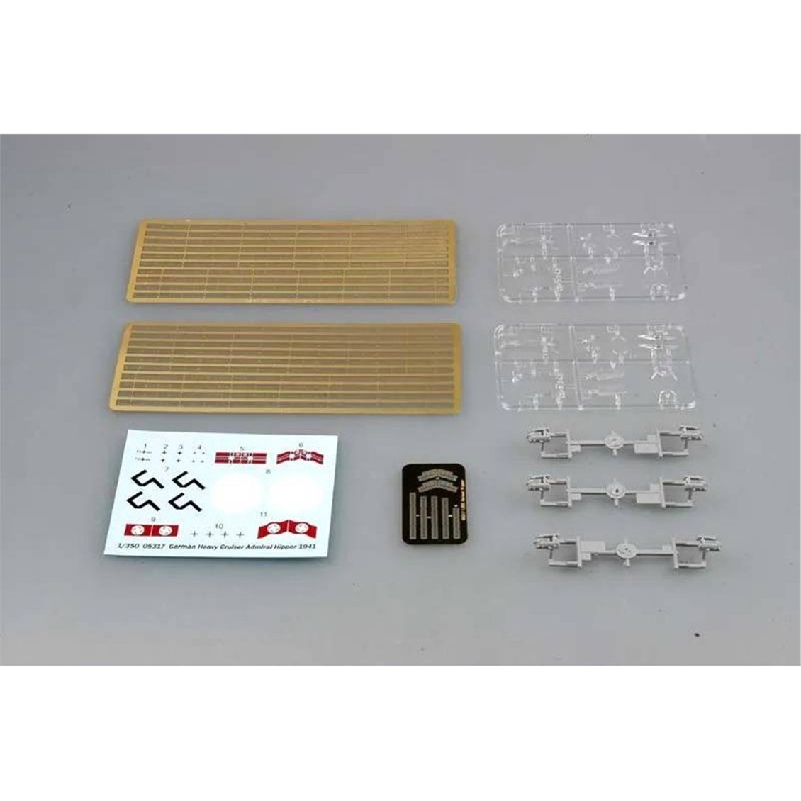 Trumpeter 05317 1/350 Ölçek, Alman Admiral Hipper 1941, Ağır Kruvazör Öncü Gemisi Plastik Model Kiti