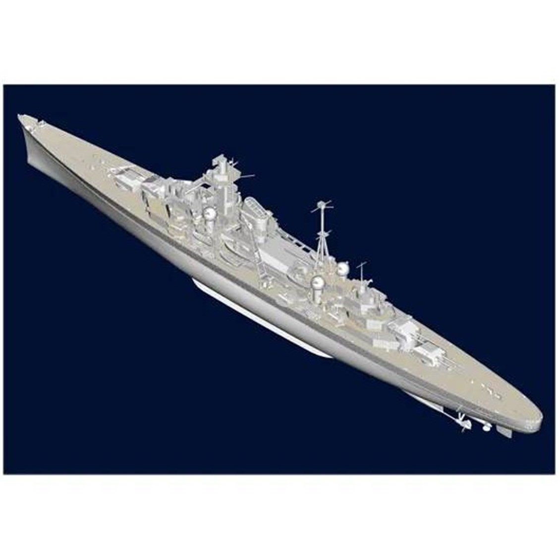Trumpeter 05317 1/350 Ölçek, Alman Admiral Hipper 1941, Ağır Kruvazör Öncü Gemisi Plastik Model Kiti