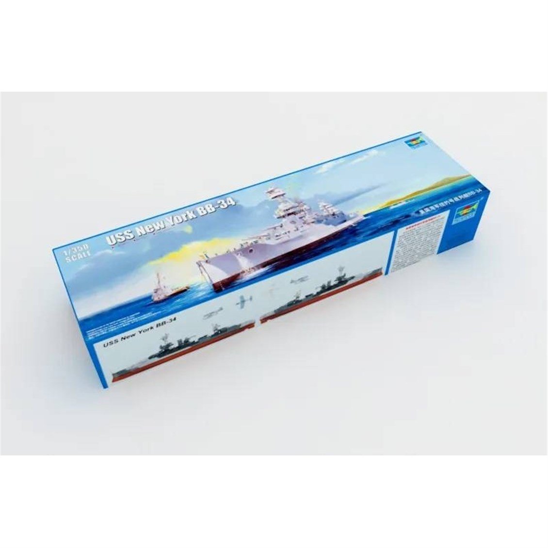 Trumpeter 05339 1/350 Ölçek, New York BB-34, Savaş Gemisi Plastik Model Kiti