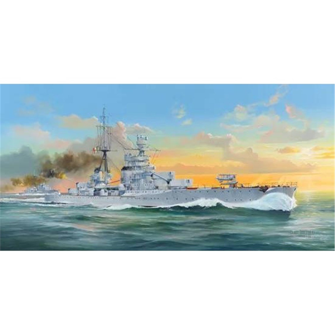 Trumpeter 05347 1/350 Ölçek, Italyan Zara, Ağır Kruvazör Plastik Model Kiti