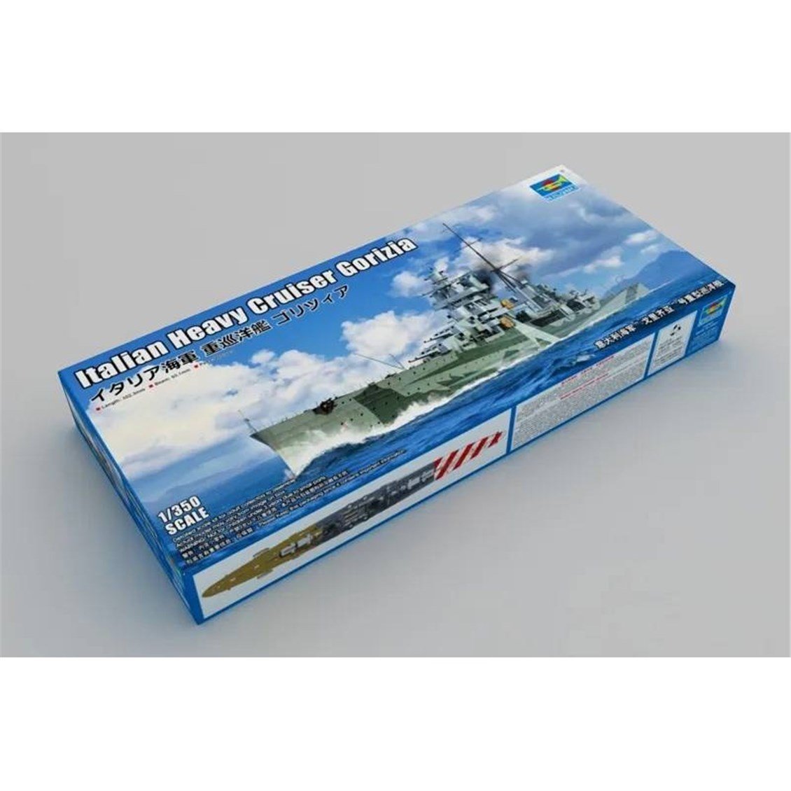 Trumpeter 05349 1/350 Ölçek, Italyan Gorizia, Ağır Kruvazör Plastik Model Kiti