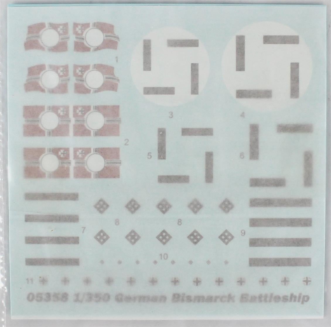 Trumpeter 05358 1/350 Ölçek, Alman Bismarck Savaş Gemisi Plastik Model Kiti