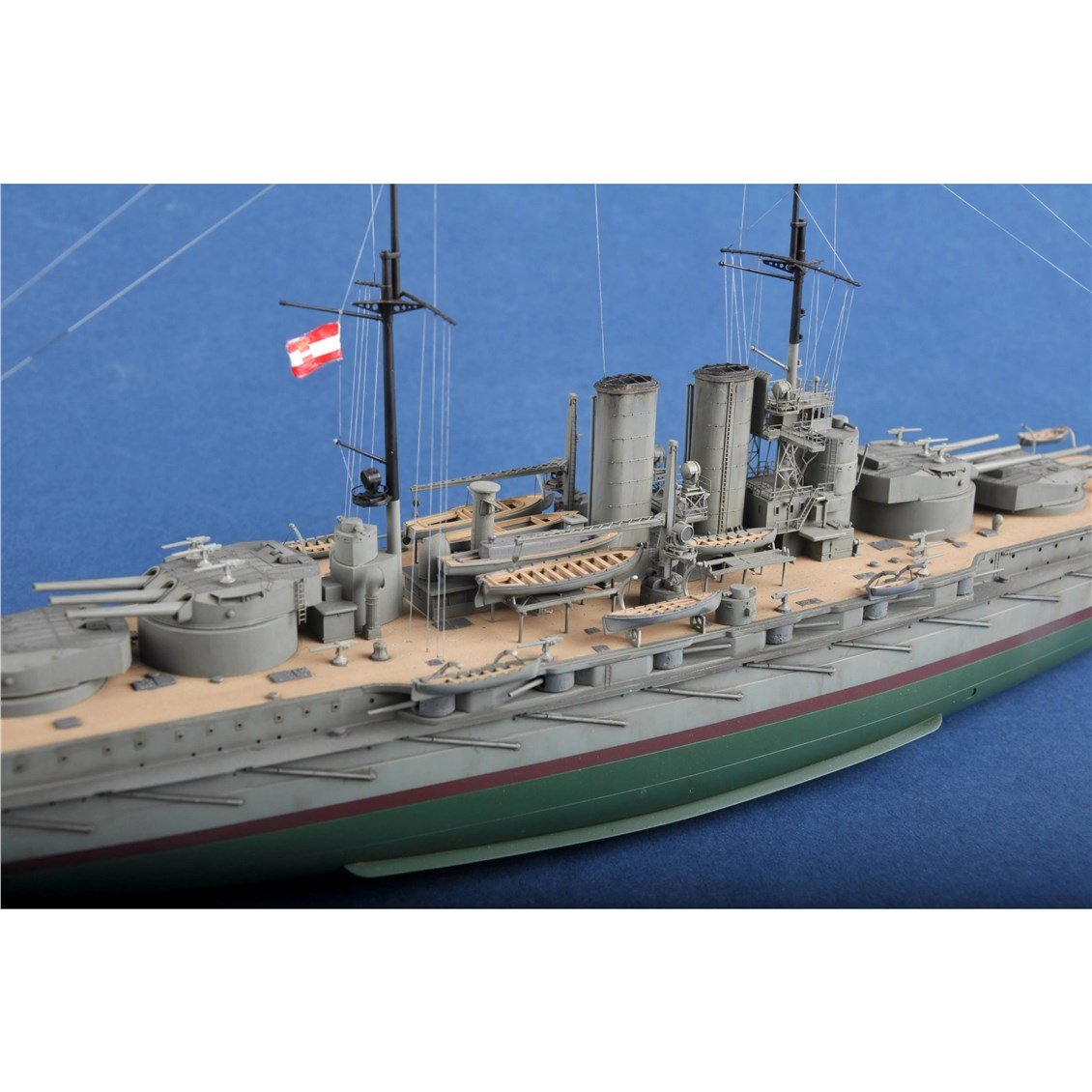 Trumpeter 05364 1/350 Ölçek, Avusturya-Macaristan SMS Viribus Unitis, Tegetthoff Sınıfı Zırhlı Savaş Gemisi Plastik Model Kiti