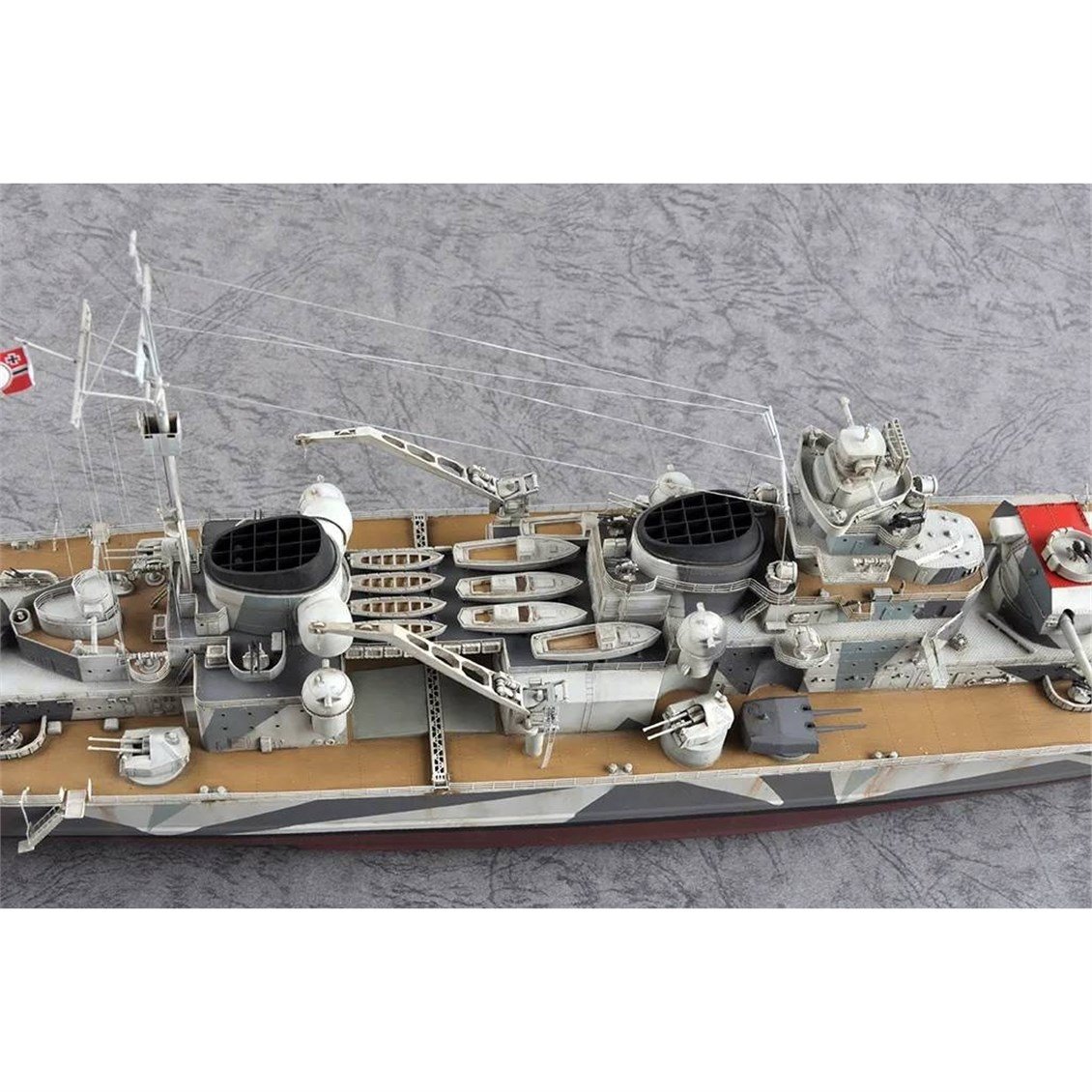 Trumpeter 05370 1/350 Ölçek, DKM Barbarossa, O Sınıfı Savaş Gemisi Plastik Model Kiti