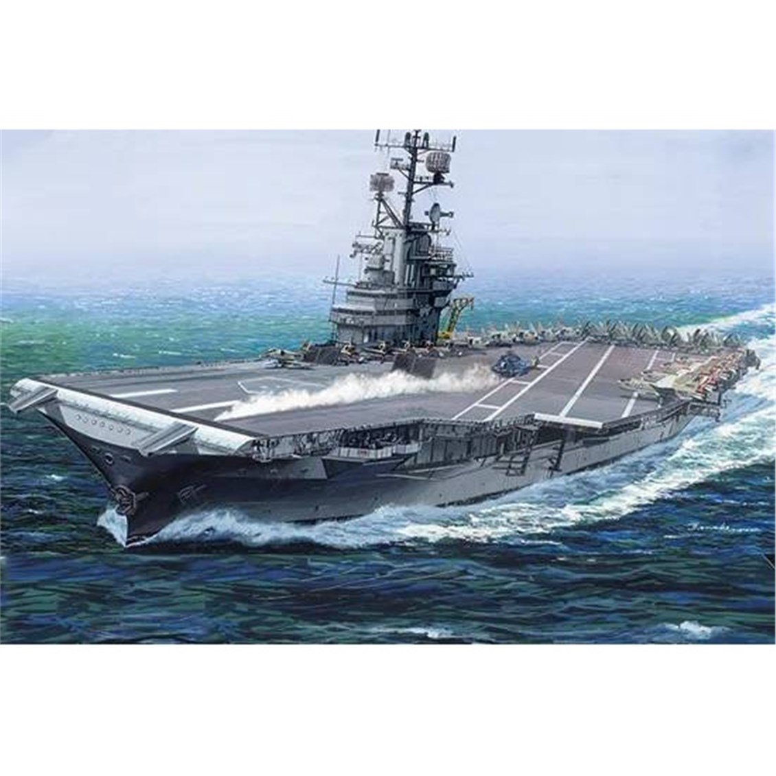 Trumpeter 05618 1/350 Ölçek, USS Intrepid CV-11, Uçak Gemisi Plastik Model Kiti