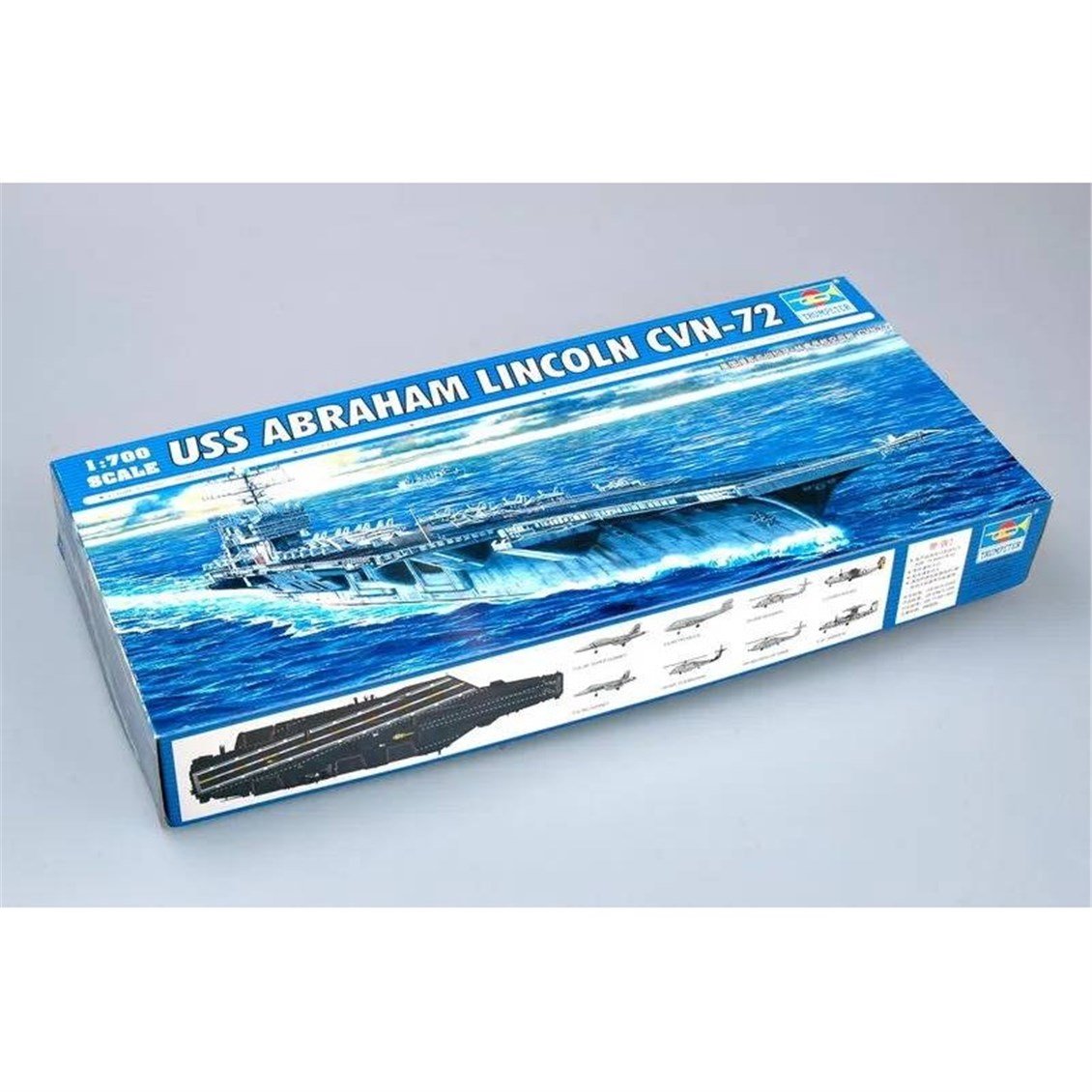 Trumpeter 05732 1/700 Ölçek, Abraham Lincoln CVN-72, Uçak Gemisi Plastik Model Kiti
