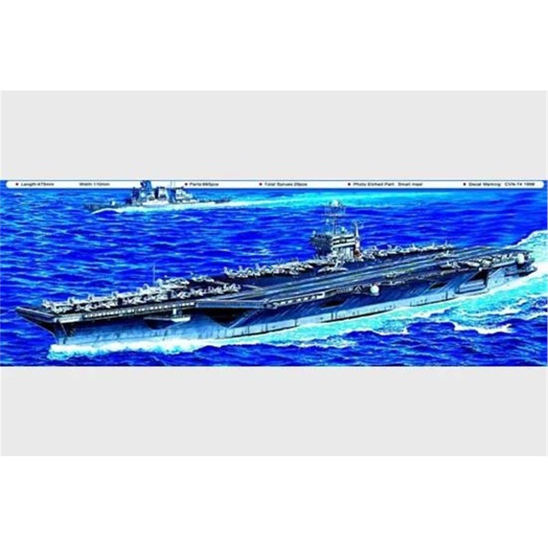 Trumpeter 05733 1/700 Ölçek, John C. Stennis CVN-74, Uçak Gemisi Plastik Model Kiti