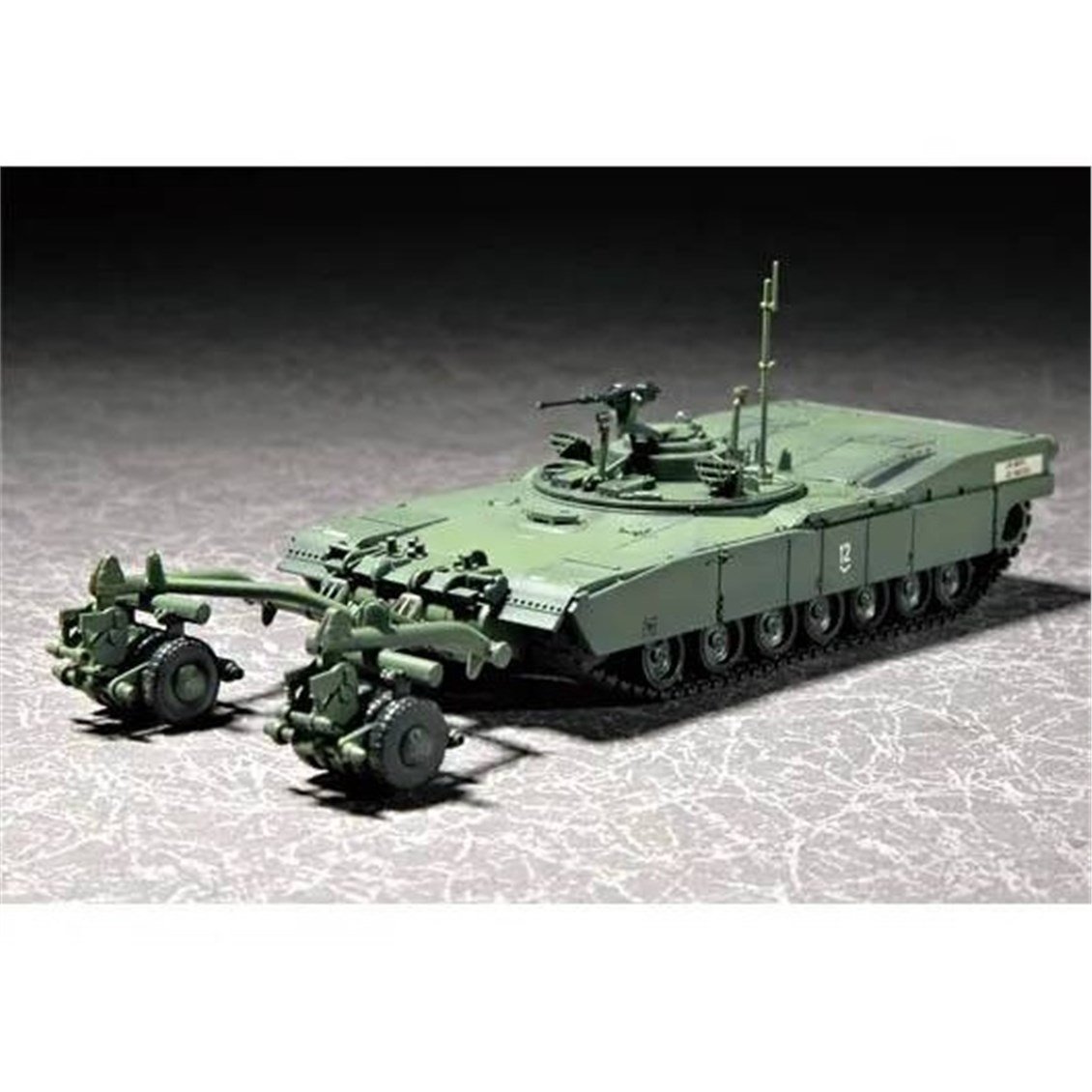 Trumpeter 07280 1/72 Ölçek, M1 Panther II Mayın Temizleme Aparatlı Tank, Plastik Model Kiti, Plastik Model Kiti