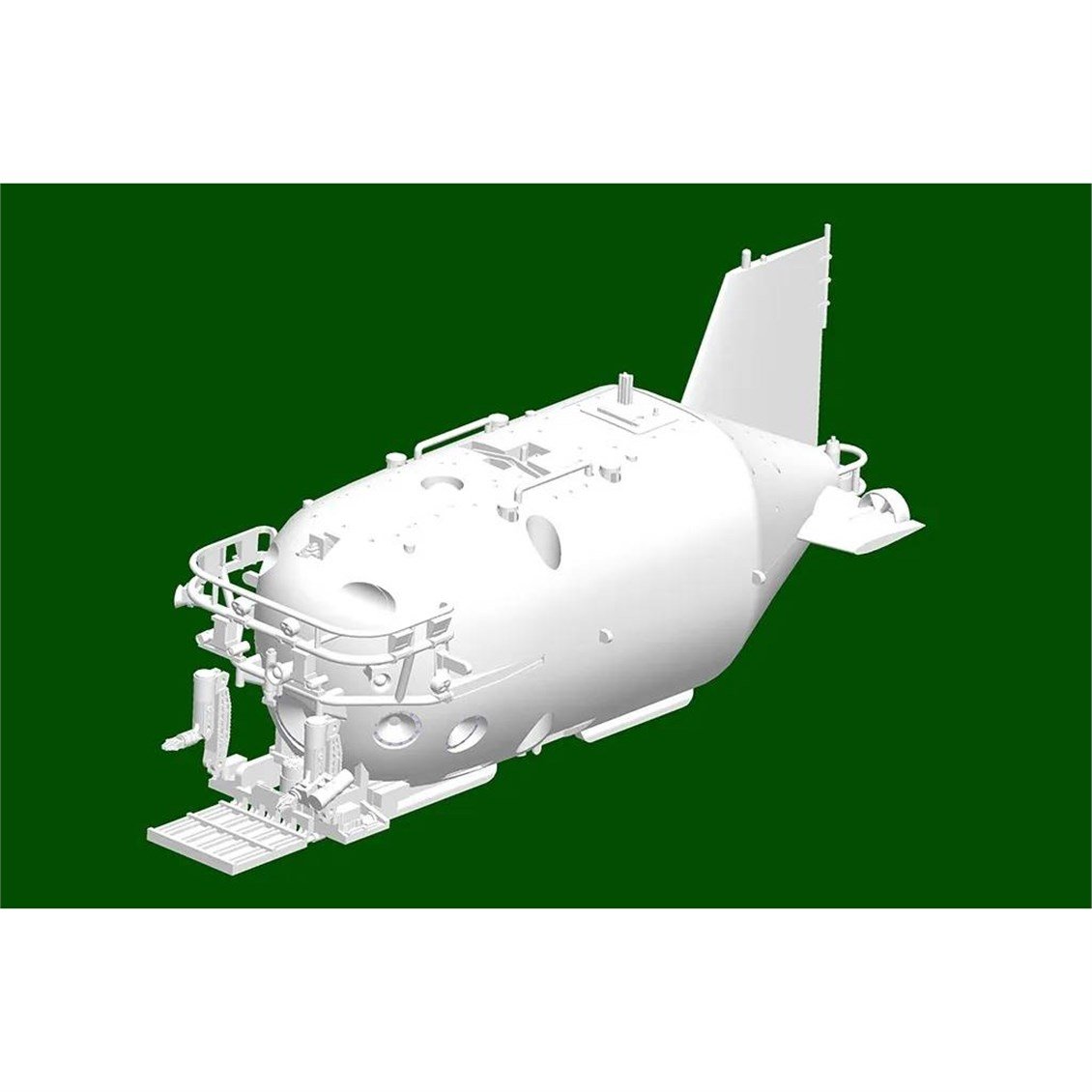 Trumpeter 07332 1/72 Ölçek, SHEN HAI YONG SHI İnsanlı Denizaltı (Batiskaf), Plastik Model Kiti
