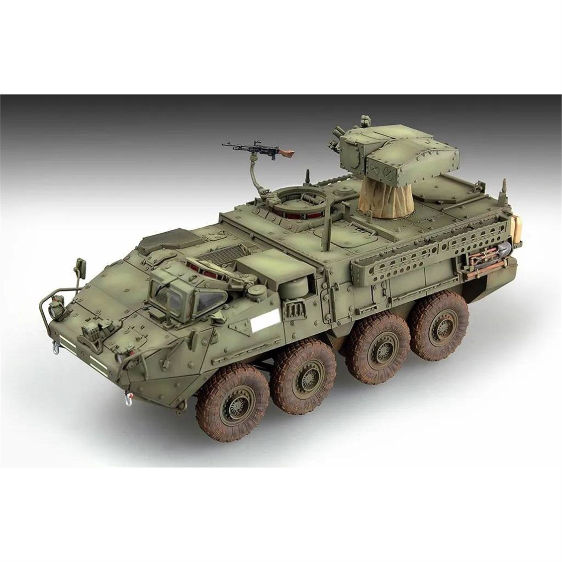 Trumpeter 07425 1/72 Ölçek, M1134 Stryker Tank Savar Güdümlü Füzeli (ATGM) Zırhlı Araç, Plastik Model Kiti