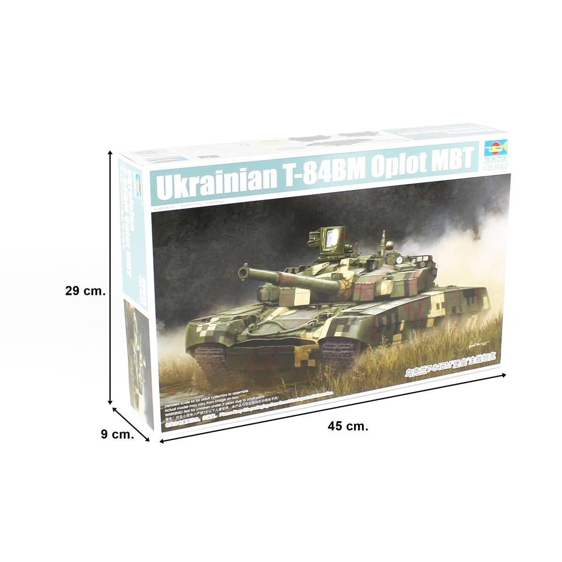 Trumpeter 09512 1/35 Ölçek, Ukrayna T-84BM Oplot Ana Muhabere Tankı, Plastik Model Kiti