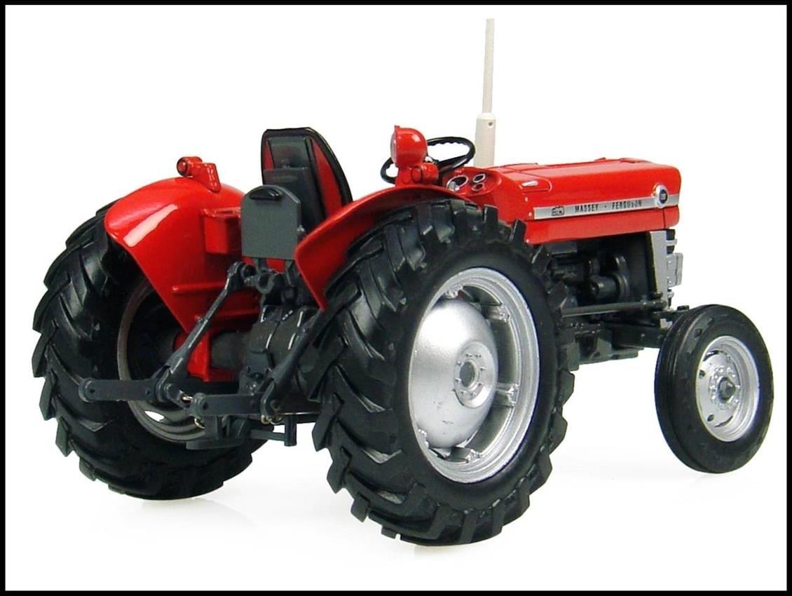 Universal Hobbies UH2785 1/32 Ölçek, Massey Ferguson 135 Kabinsiz Traktör (1965), Sergilemeye Hazır Metal Tarımsal Makina Model
