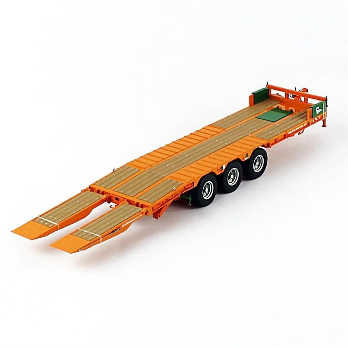 Universal Hobbies UH2842 1/32 Ölçek, Dangreville PE32, 3 Akslı Rampalı Römork, Sergilemeye Hazır Metal Tarımsal Makina Modeli