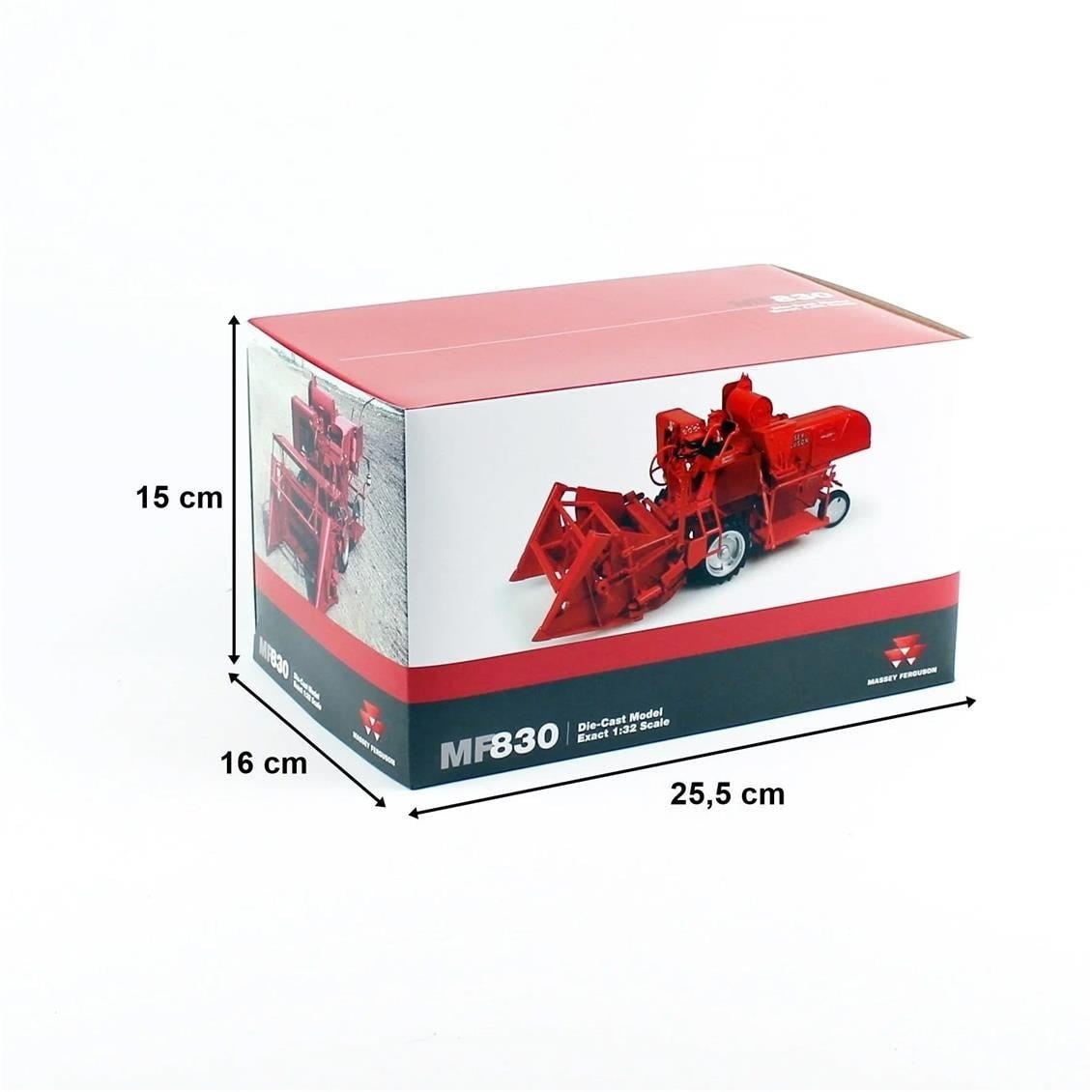 Universal Hobbies UH2880 1/32 Ölçek, Massey Ferguson 830 Biçerdöver, Sergilemeye Hazır Metal Tarımsal Makina Modeli