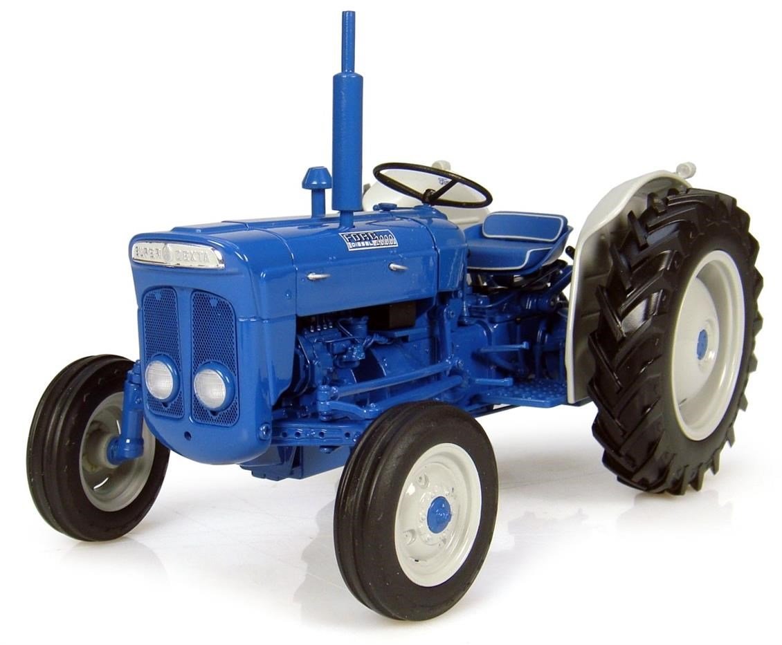 Universal Hobbies UH2902 1/16 Ölçek, Fordson Super Dexta Diesel 2000-US Traktör, Sergilemeye Hazır Metal Tarımsal Makina Modeli