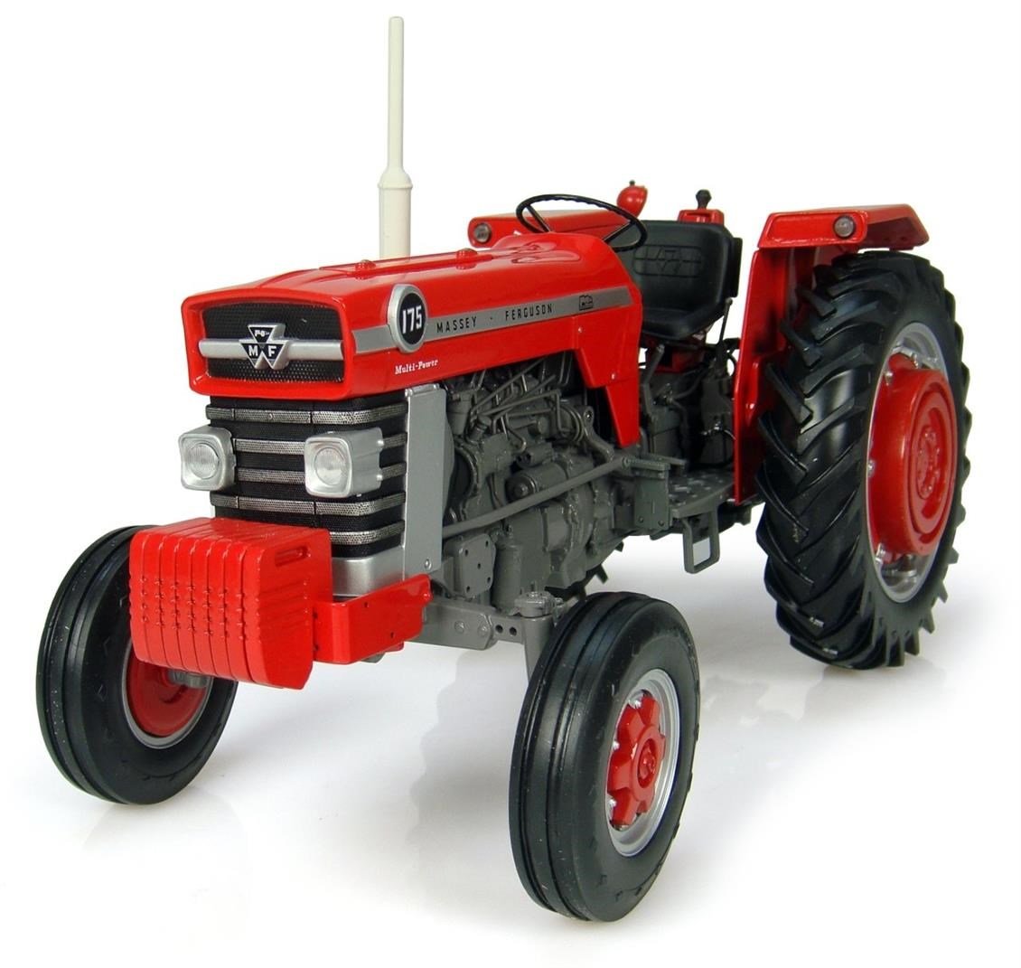 Universal Hobbies UH2906 1/16 Ölçek, Massey Ferguson 175 Traktör, Sergilemeye Hazır Metal Tarımsal Makina Modeli