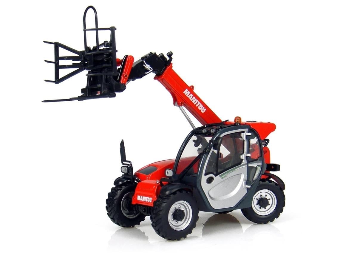Universal Hobbies UH2925 1/32 Ölçek, Manitou MLT 625-75H Kepçeli Forklift, Sergilemeye Hazır Metal Tarımsal Makina Modeli