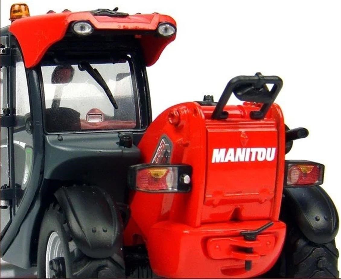 Universal Hobbies UH2925 1/32 Ölçek, Manitou MLT 625-75H Kepçeli Forklift, Sergilemeye Hazır Metal Tarımsal Makina Modeli
