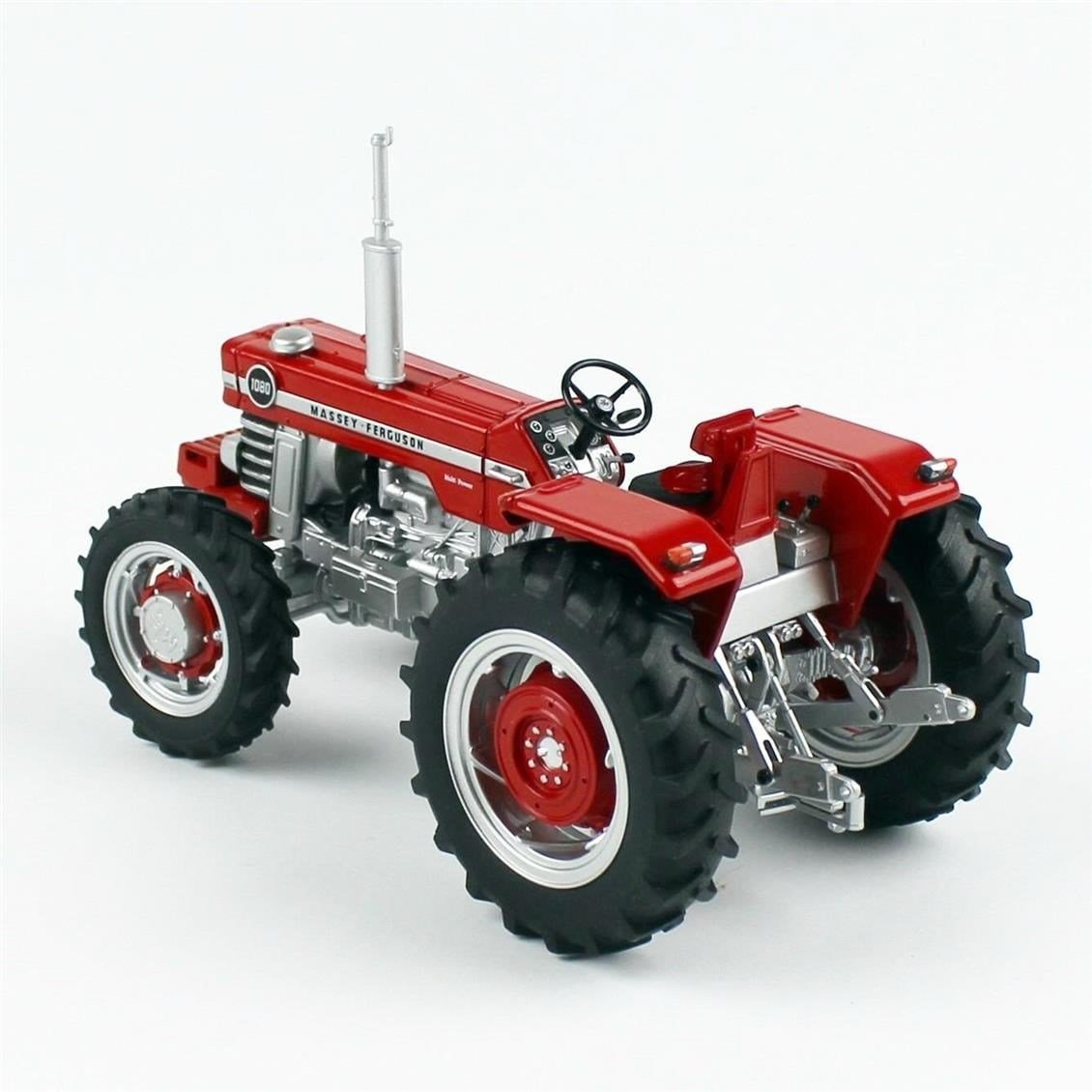 Universal Hobbies UH4169 1/32 Ölçek, Massey Ferguson 1080 4WD Traktör, Sergilemeye Hazır Metal Tarımsal Makina Modeli