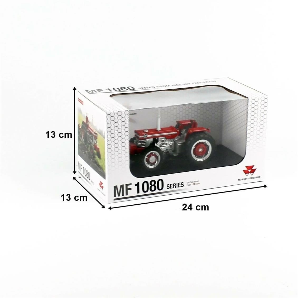 Universal Hobbies UH4169 1/32 Ölçek, Massey Ferguson 1080 4WD Traktör, Sergilemeye Hazır Metal Tarımsal Makina Modeli