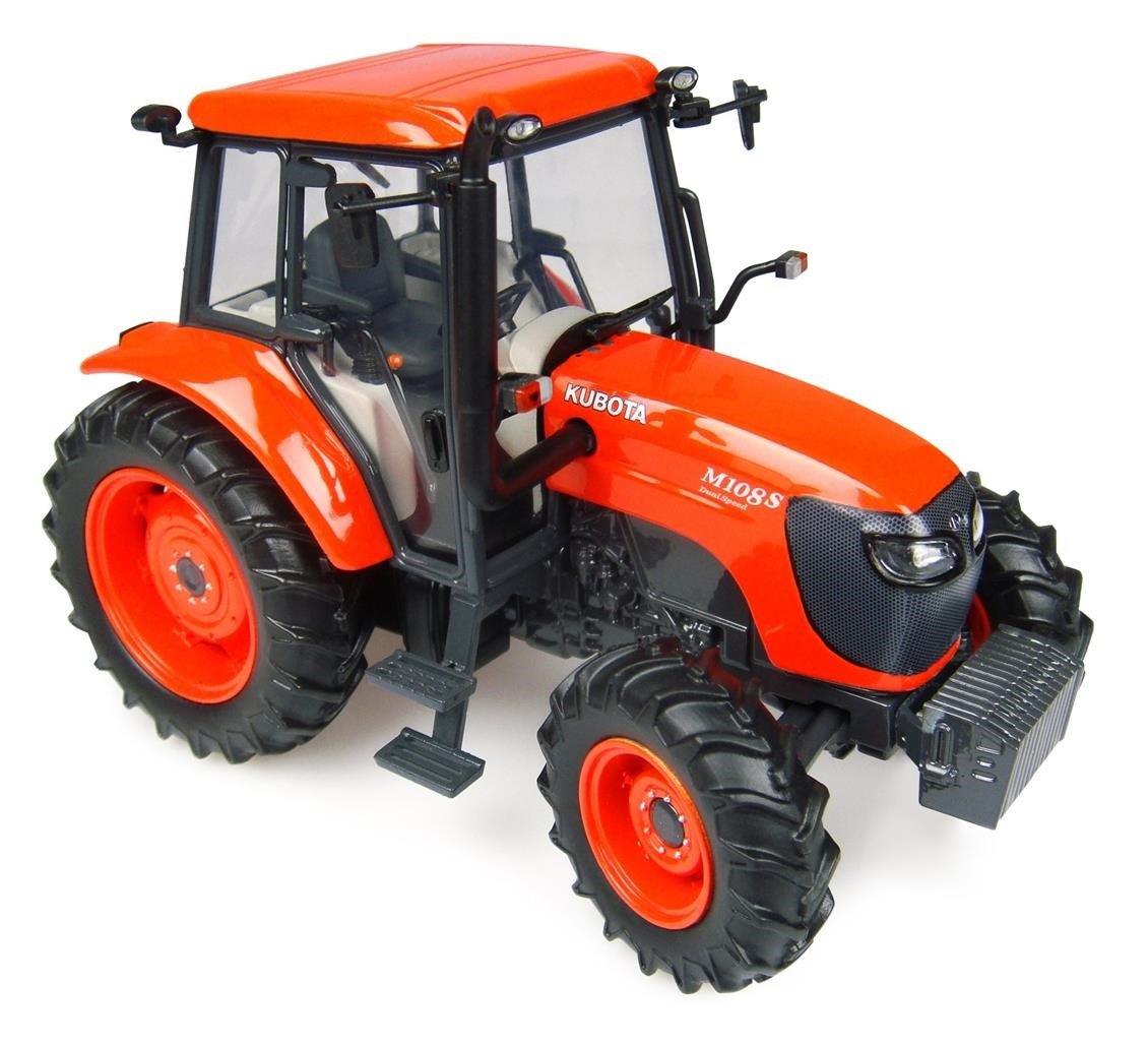 Universal Hobbies UH4899 1/32 Ölçek, Kubota M108S Traktör, Sergilemeye Hazır Metal Tarımsal Makina Modeli