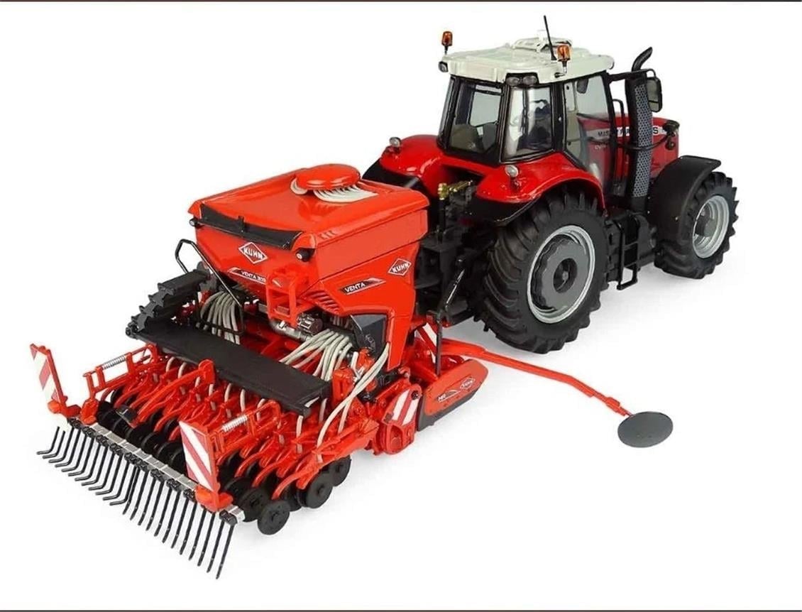 Universal Hobbies UH5219 1/32 Ölçek, Kuhn HR 3040 Diskli Kültivatör, Sergilemeye Hazır Metal Tarımsal Makina Modeli