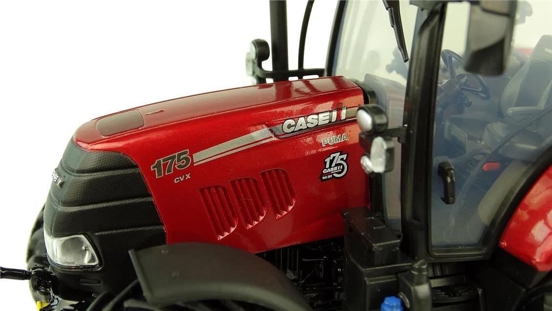 Universal Hobbies UH5285 1/32 Ölçek, Case IH Puma 175 CVX  Traktör, 175th Anniversary Edition, Sergilemeye Hazır Metal Tarımsal