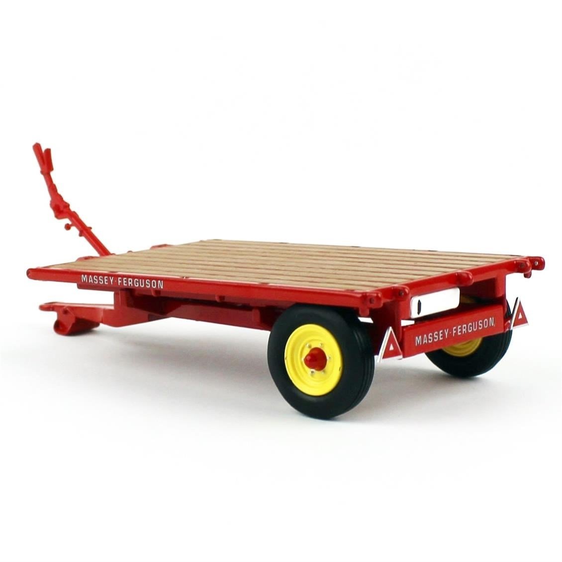 Universal Hobbies UH5329 1/32 Ölçek, Massey Ferguson 3T Römork, Sergilemeye Hazır Metal Tarımsal Makina Modeli