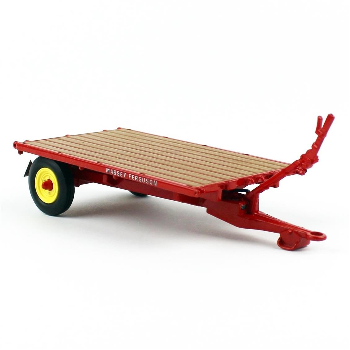 Universal Hobbies UH5329 1/32 Ölçek, Massey Ferguson 3T Römork, Sergilemeye Hazır Metal Tarımsal Makina Modeli
