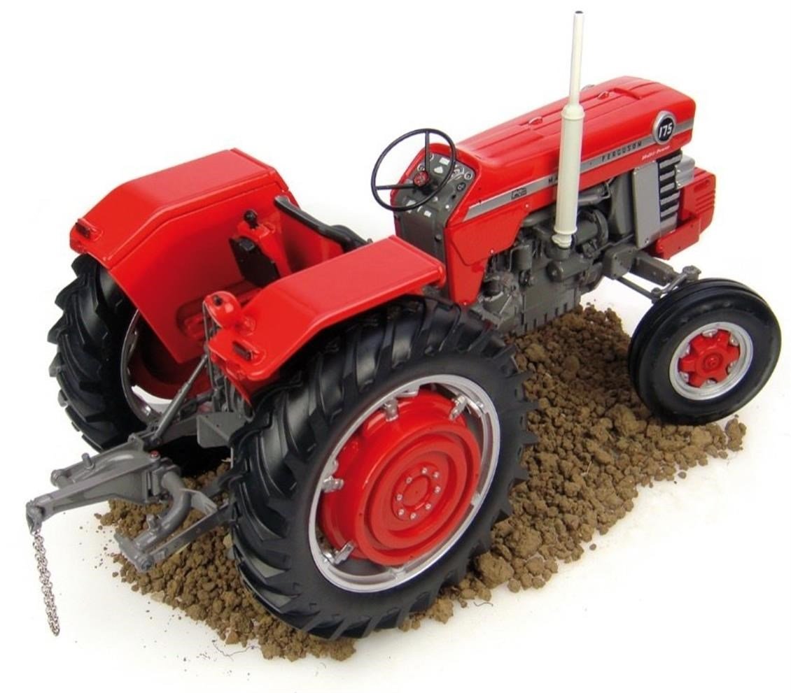 Universal Hobbies UH6084 1/43 Ölçek, Massey Ferguson 175 Traktör, Sergilemeye Hazır Metal Tarımsal Makina Modeli