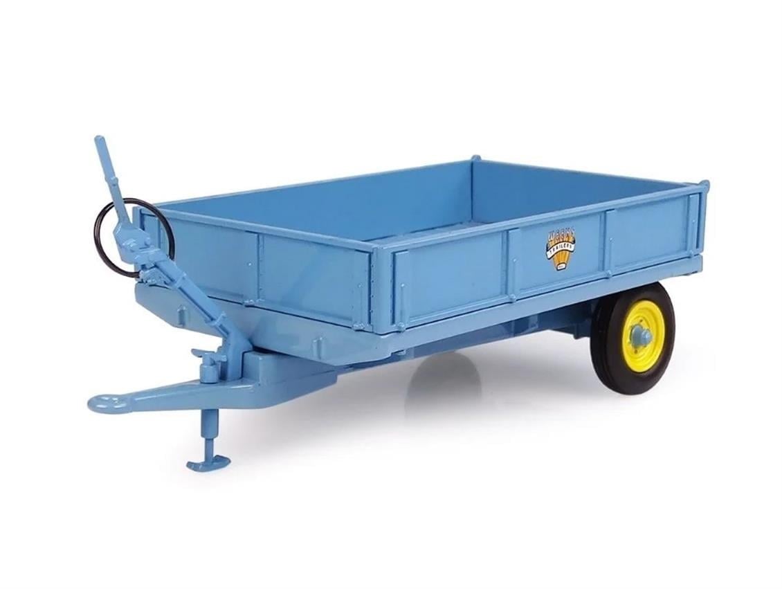 Universal Hobbies UH6215 1/32 Ölçek, Weeks (Popular) 3.5 Ton Hidrolik Damper Römorklu Traktör, Sergilemeye Hazır Metal Tarımsal