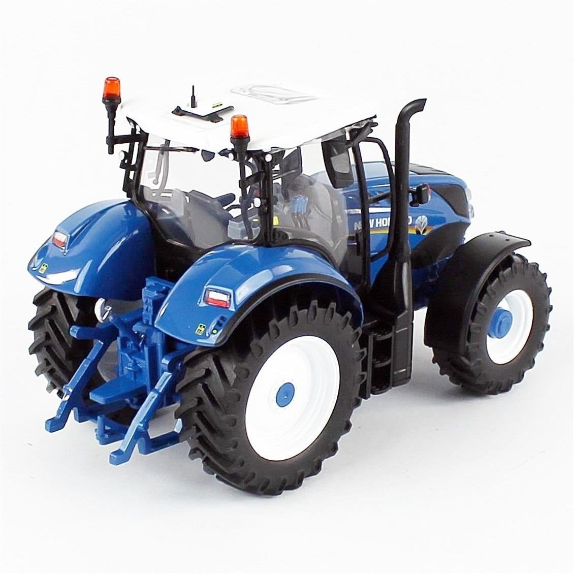 Universal Hobbies UH6234 1/32 Ölçek, New Holland T6.180 Kabinli Traktör, Mavi Versiyon, Sergilemeye Hazır Metal Tarımsal Makina