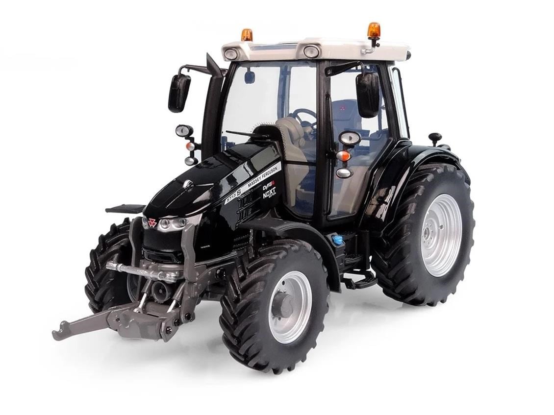 Universal Hobbies UH6258 1/32 Ölçek, Massey Ferguson 5713S, Black Version, Next Edition Traktör, Sergilemeye Hazır Metal Tarıms