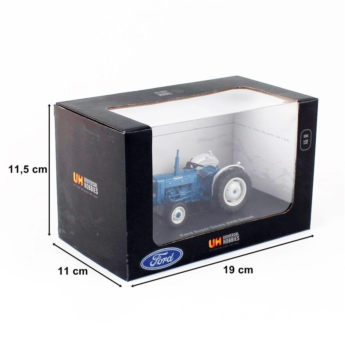 Universal Hobbies UH6275 1/32 Ölçek, Ford Super Dexta Diesel 2000 Traktör, Sergilemeye Hazır Metal Tarımsal Makina Modeli