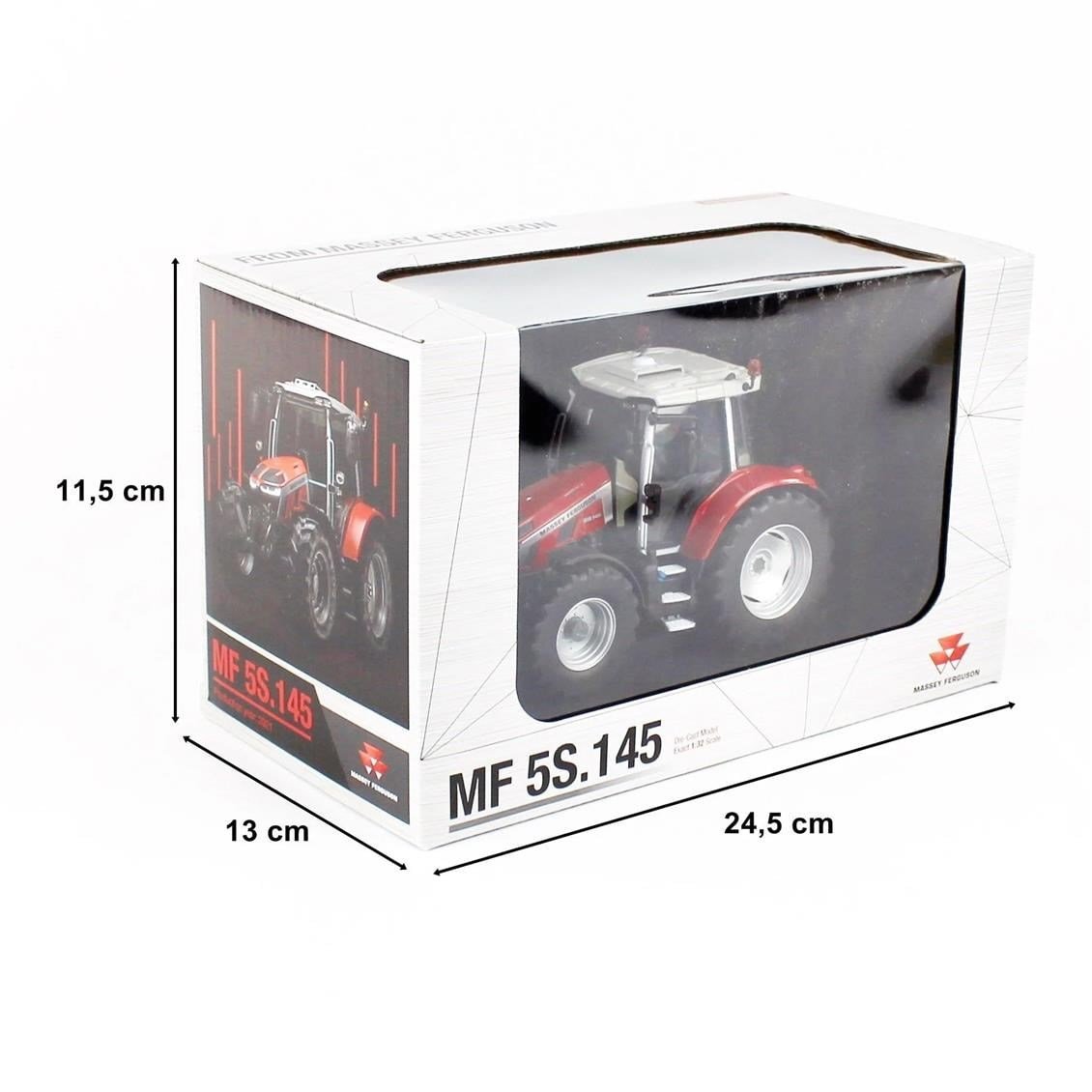Universal Hobbies UH6304 1/32 Ölçek, Massey Ferguson 5S 145 Traktör, Sergilemeye Hazır Metal Tarımsal Makina Modeli