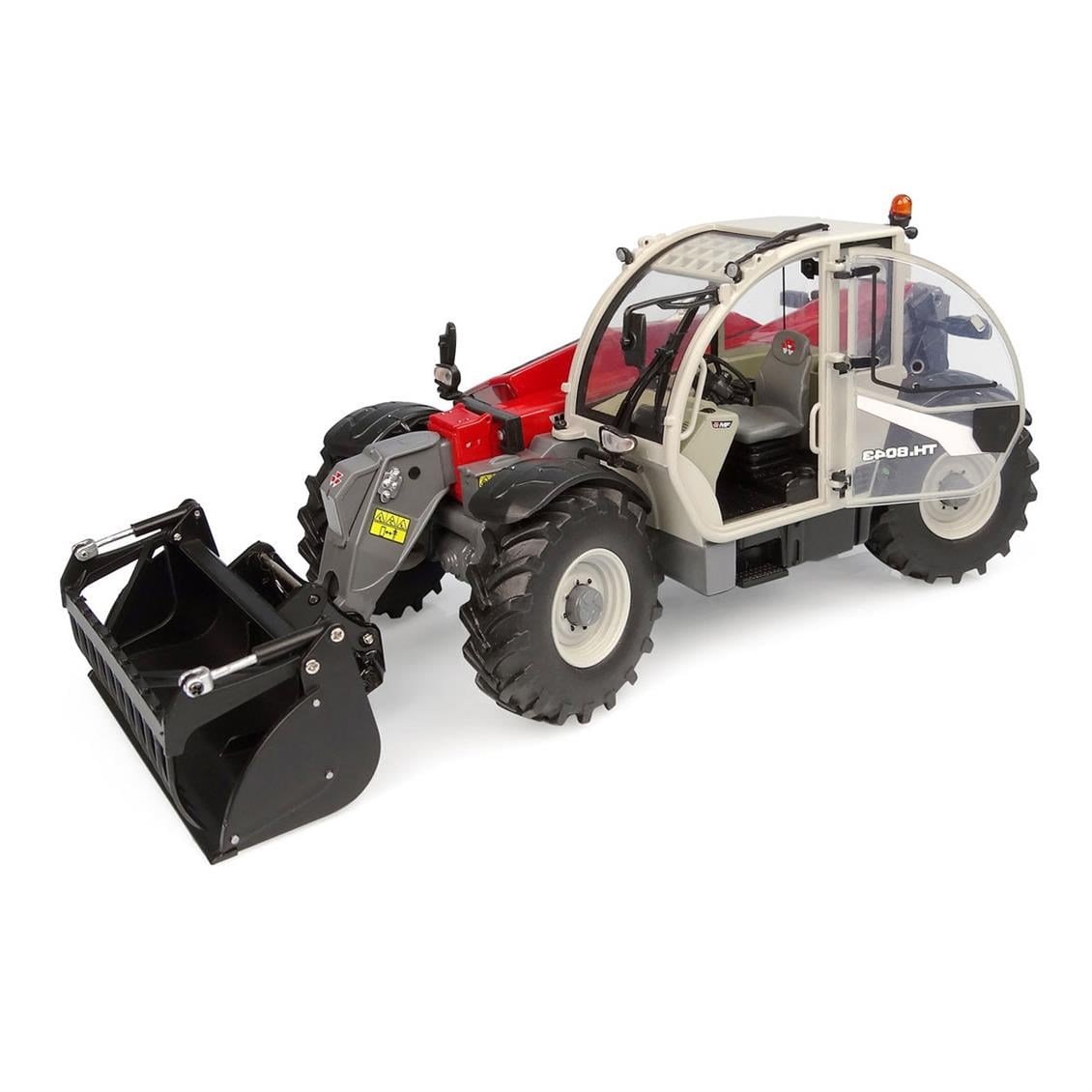Universal Hobbies UH6342 1/32 Ölçek, Massey Ferguson Teleskobik Kepçe, Sergilemeye Hazır Metal Tarımsal Makina Modeli