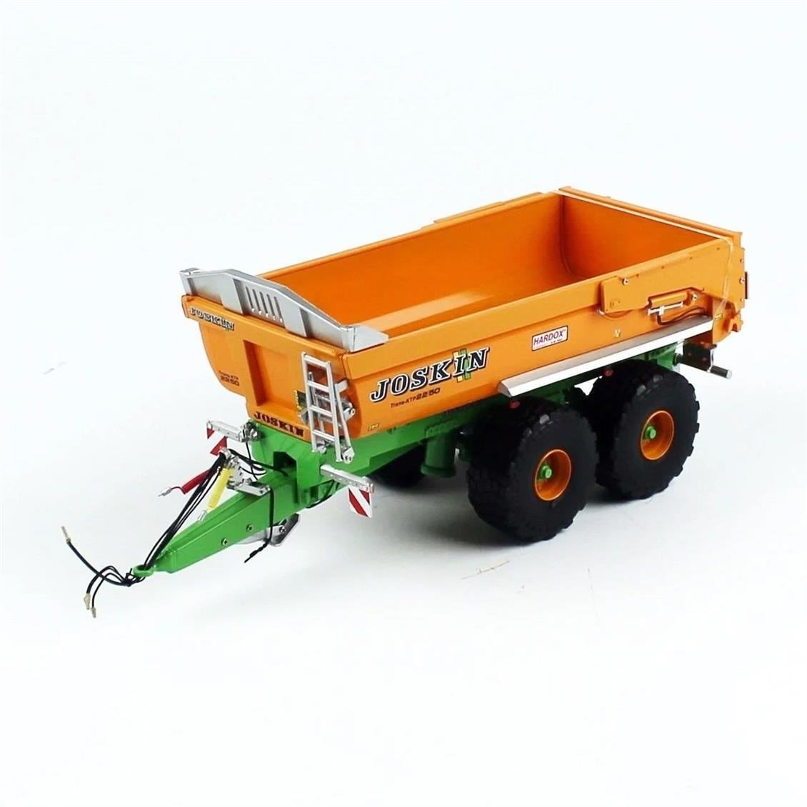 Universal Hobbies UH6355 1/32 Ölçek, Joskin Trans-KTP 22/50 Damperli Treyler , Sergilemeye Hazır Metal Tarımsal Makina Modeli