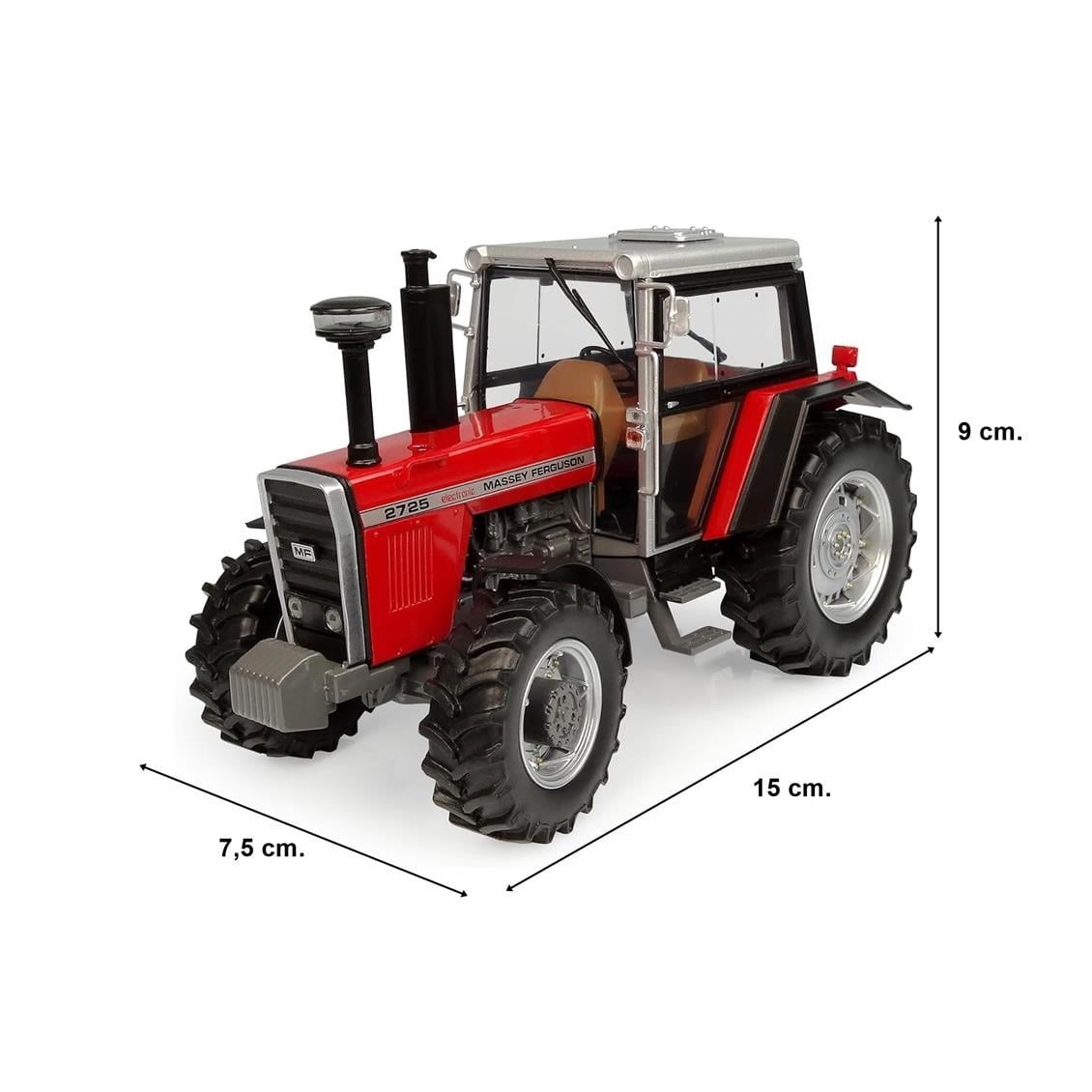 Universal Hobbies UH6371 1/32 Ölçek, Massey Ferguson 2725 Traktör, Sergilemeye Hazır Tarımsal Makine Modeli
