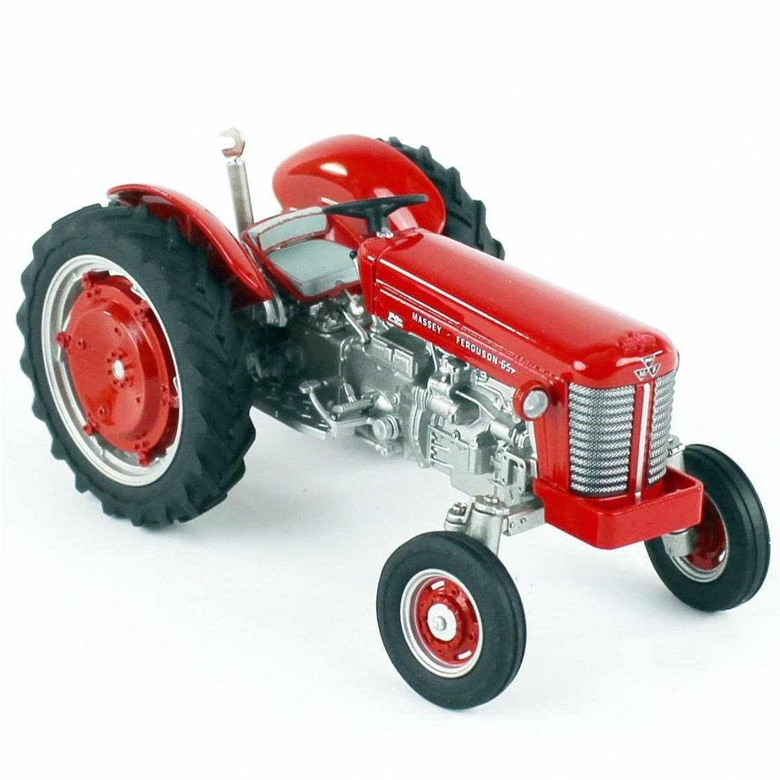 Universal Hobbies UH6399 1/32 Ölçek, Massey Ferguson 65 (Amerikan Tipi) Traktör, Sergilemeye Hazır Metal Tarımsal Makina Modeli