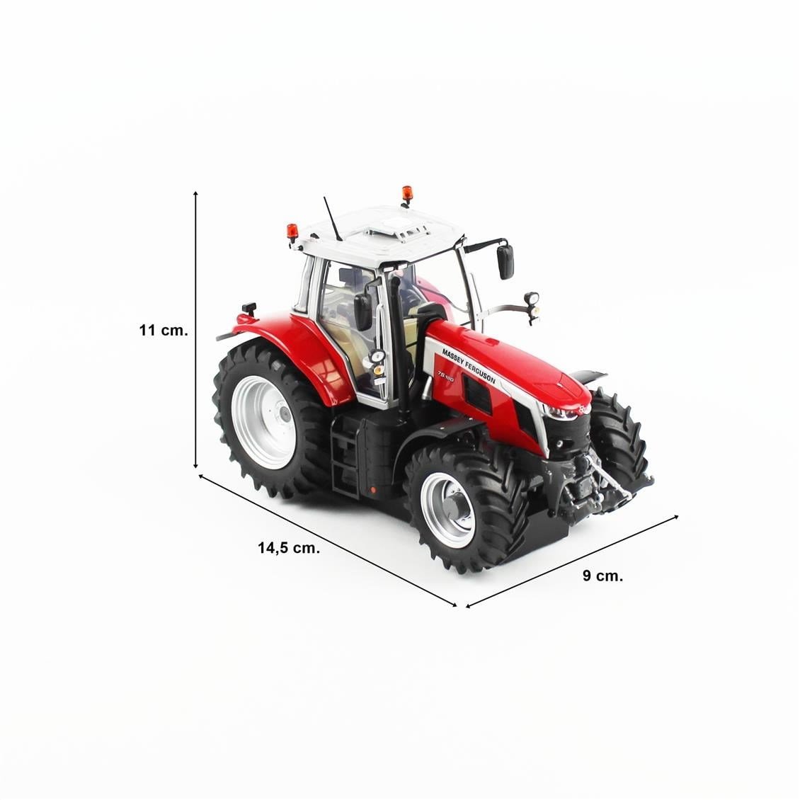 Universal Hobbies UH6412 1/32 Ölçek, Massey Ferguson 7S.190 Traktör, Sergilemeye Hazır Tarımsal Makine Modeli