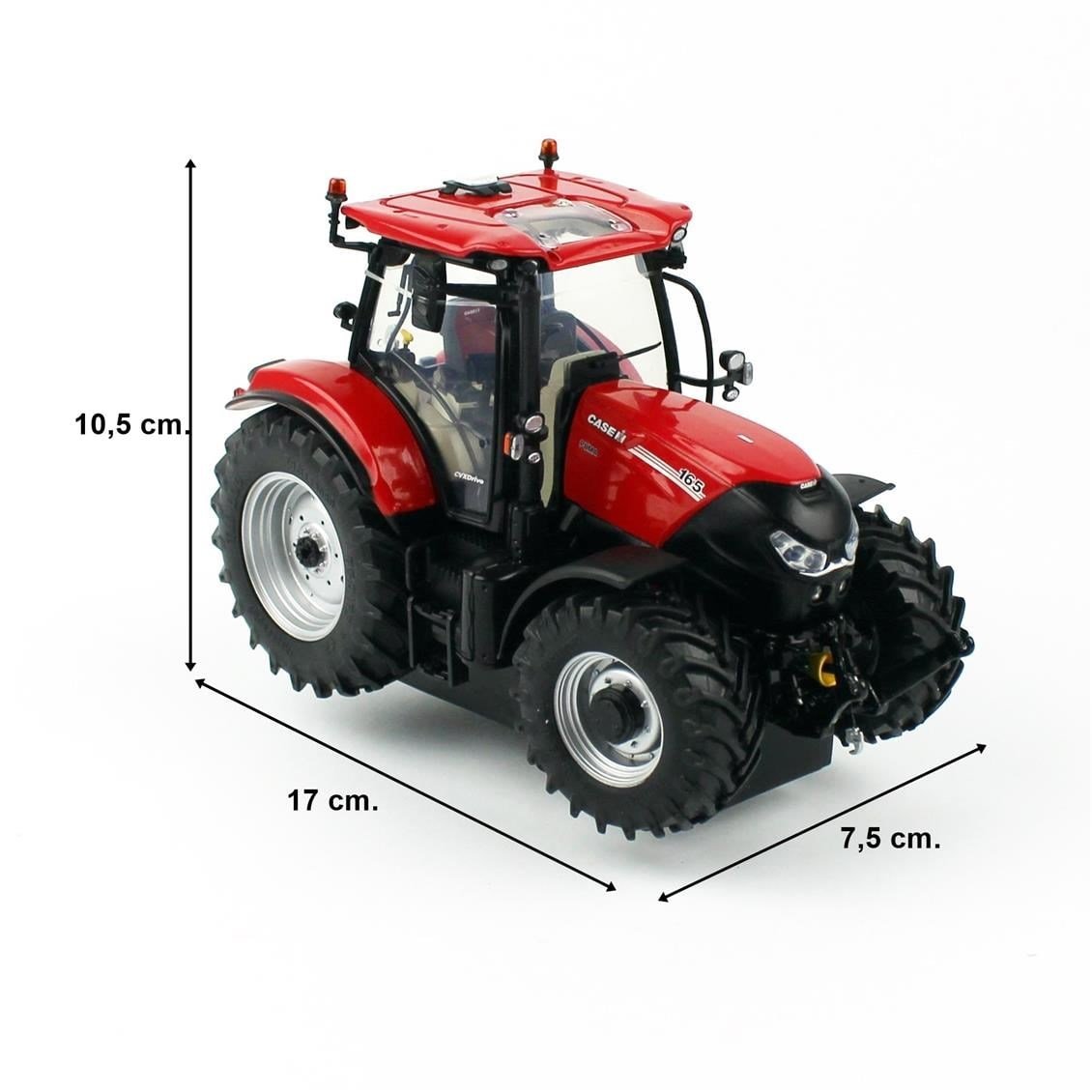 Universal Hobbies UH6449 1/32 Ölçek, Case IH Puma 165 CVX 2023 Traktör, Sergilemeye Hazır Metal Tarımsal Makina Modeli