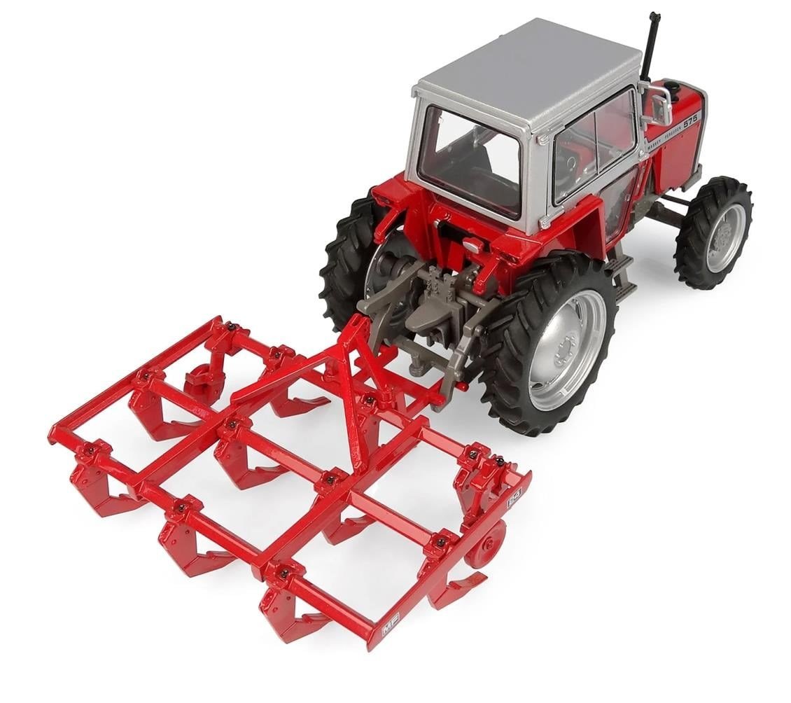 Universal Hobbies UH6452 1/32 Ölçek, Massey Ferguson 24 dişli Pulluk, Sergilemeye Hazır Metal Tarımsal Makina Modeli