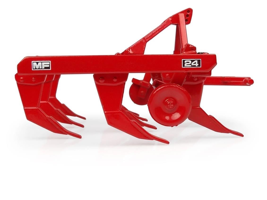 Universal Hobbies UH6452 1/32 Ölçek, Massey Ferguson 24 dişli Pulluk, Sergilemeye Hazır Metal Tarımsal Makina Modeli