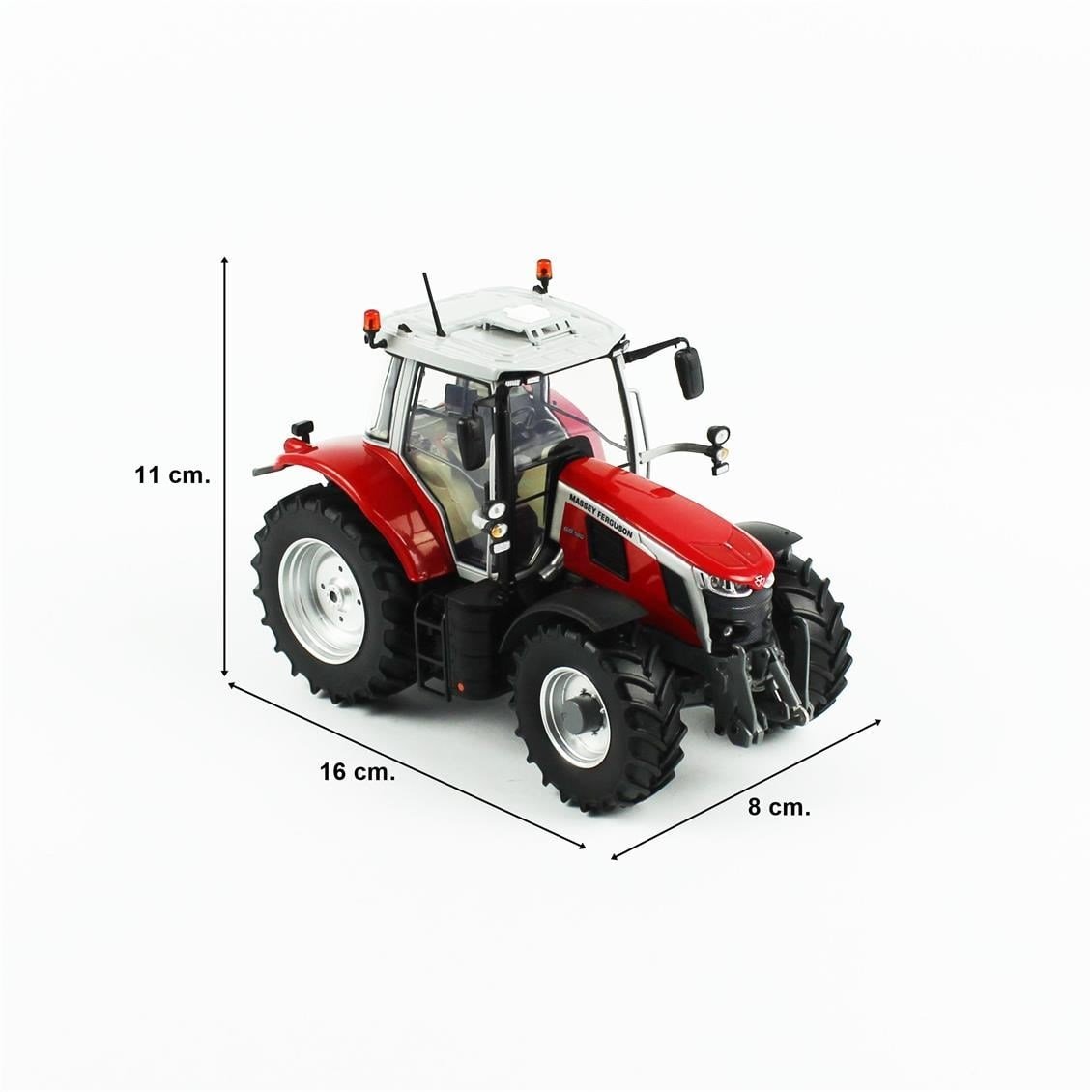 Universal Hobbies UH6459 1/32 Ölçek, Massey Ferguson 6S.180 Traktör, Sergilemeye Hazır Tarımsal Makine Modeli