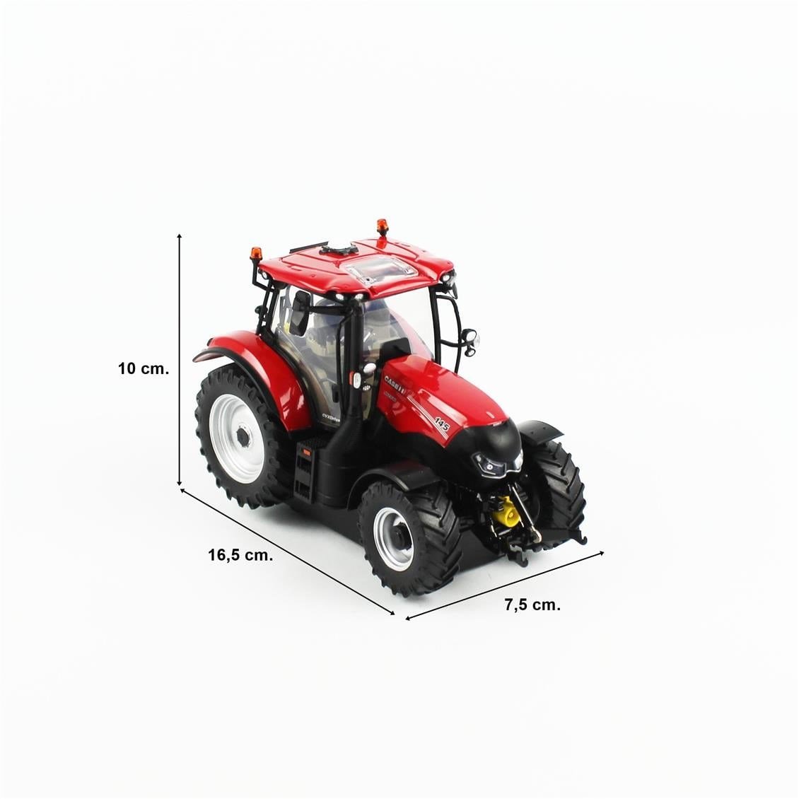 Universal Hobbies UH6462 1/32 Ölçek, Case IH Maxxum 145 CVX Traktör (2023), Sergilemeye Hazır Tarımsal Makine Modeli