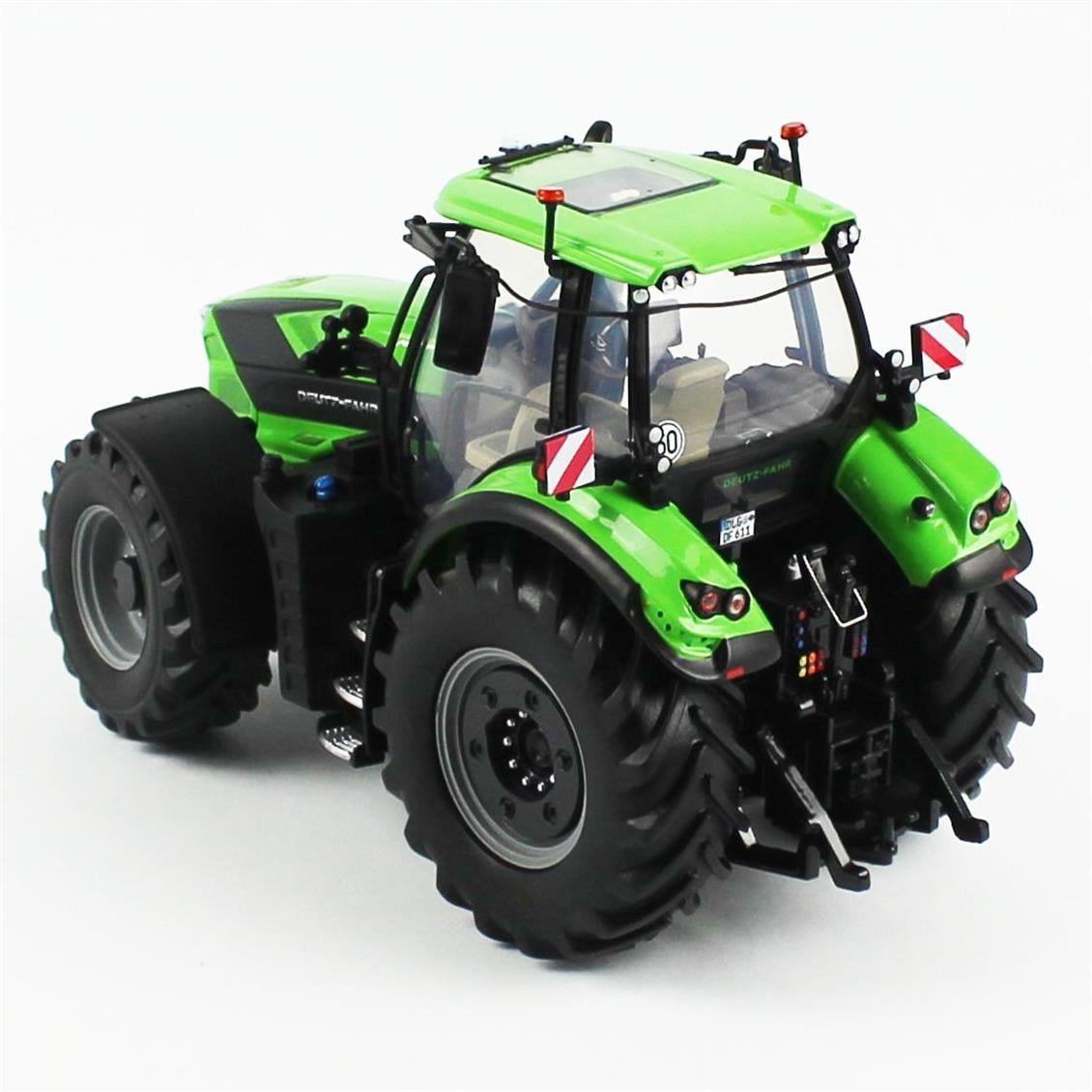 Universal Hobbies UH6482 1/32 Ölçek, Deutz-Fahr 7250 TTV Traktör (Standart Yeşil), Sergilemeye Hazır Tarımsal Makine Modeli