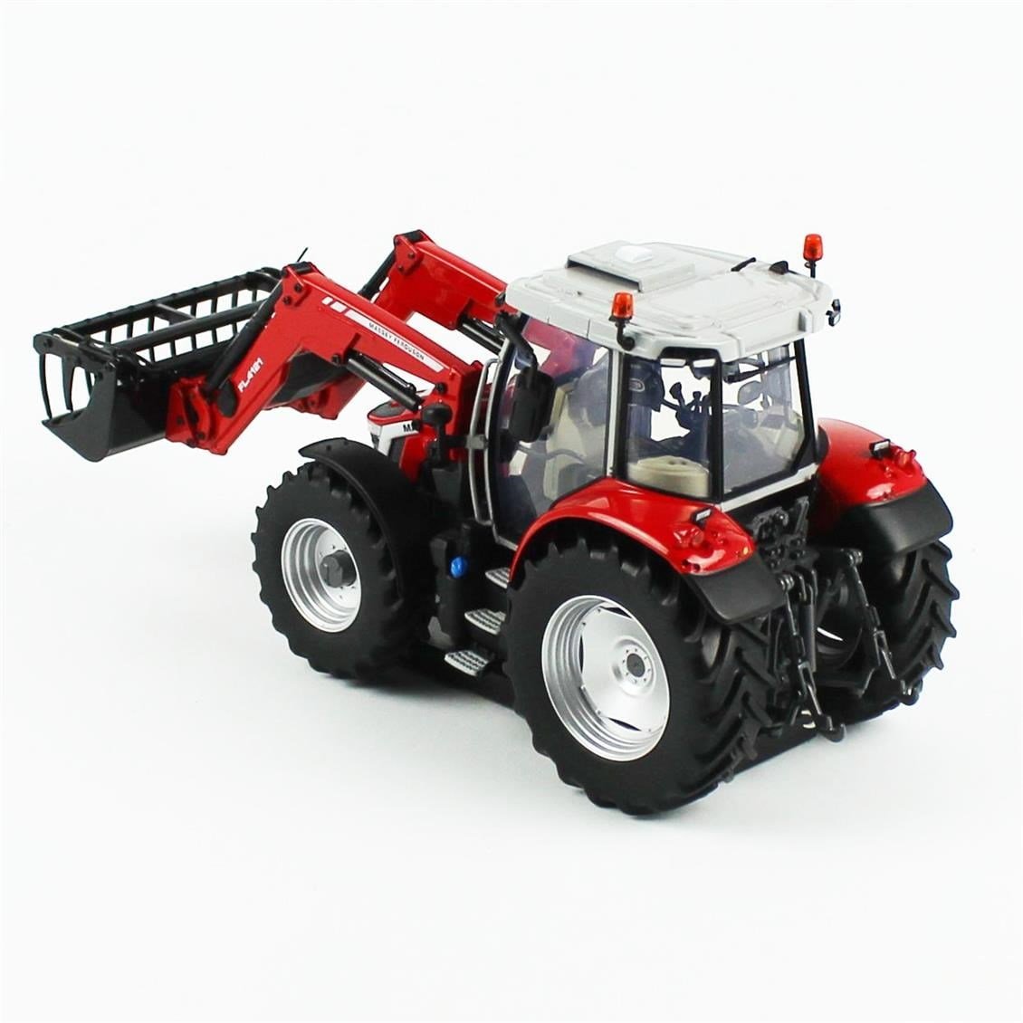 Universal Hobbies UH6603 1/32 Ölçek, Massey Ferguson 5S.135 (Önden Kepçeli-FL.4121) Traktör, Sergilemeye Hazır Tarımsal Makine