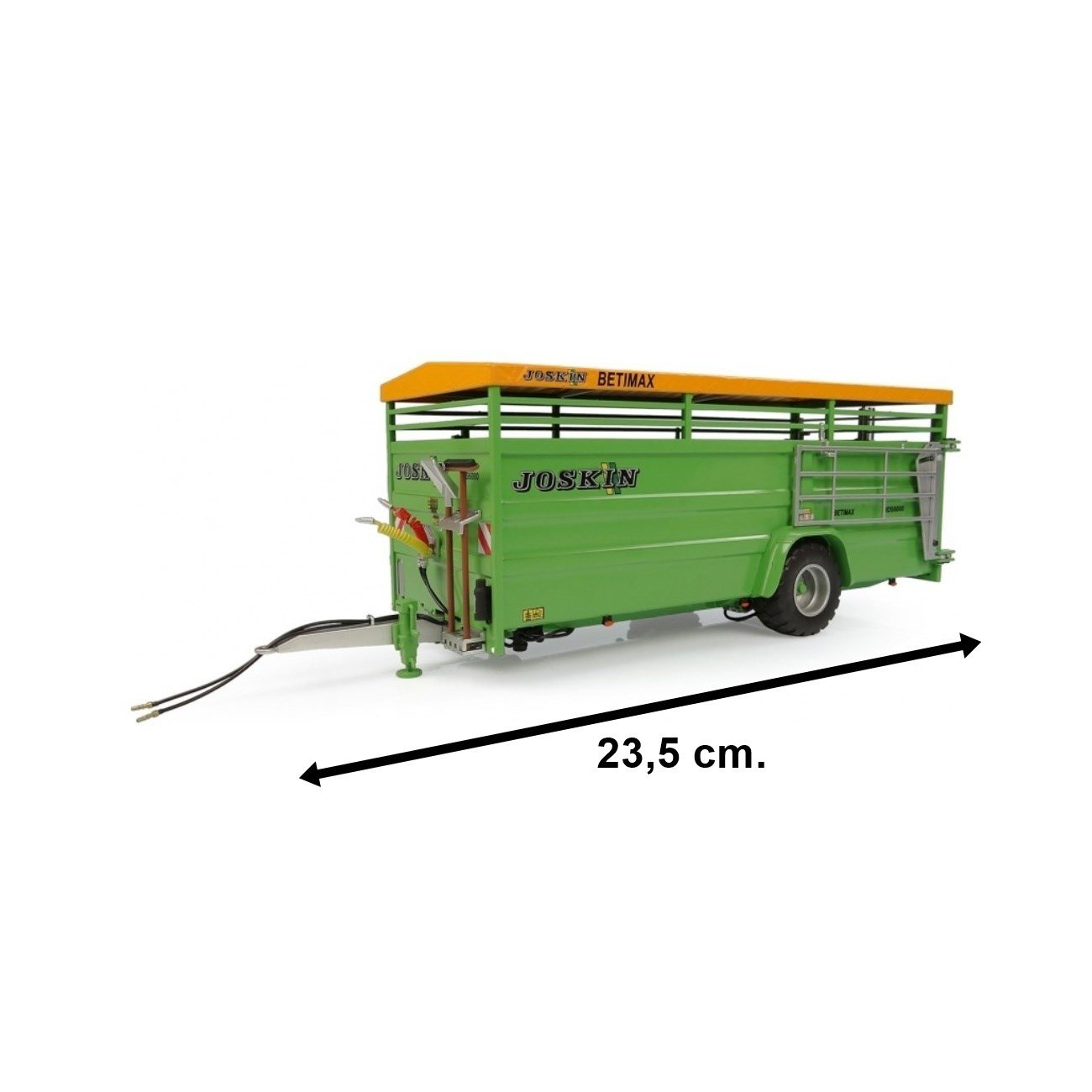 Universal Hobbies UH6627 1/32 Ölçek, Joskin Betimax RDS G-6000 Canlı Hayvan Taşıma Römorku, Sergilemeye Hazır Tarımsal Makine M