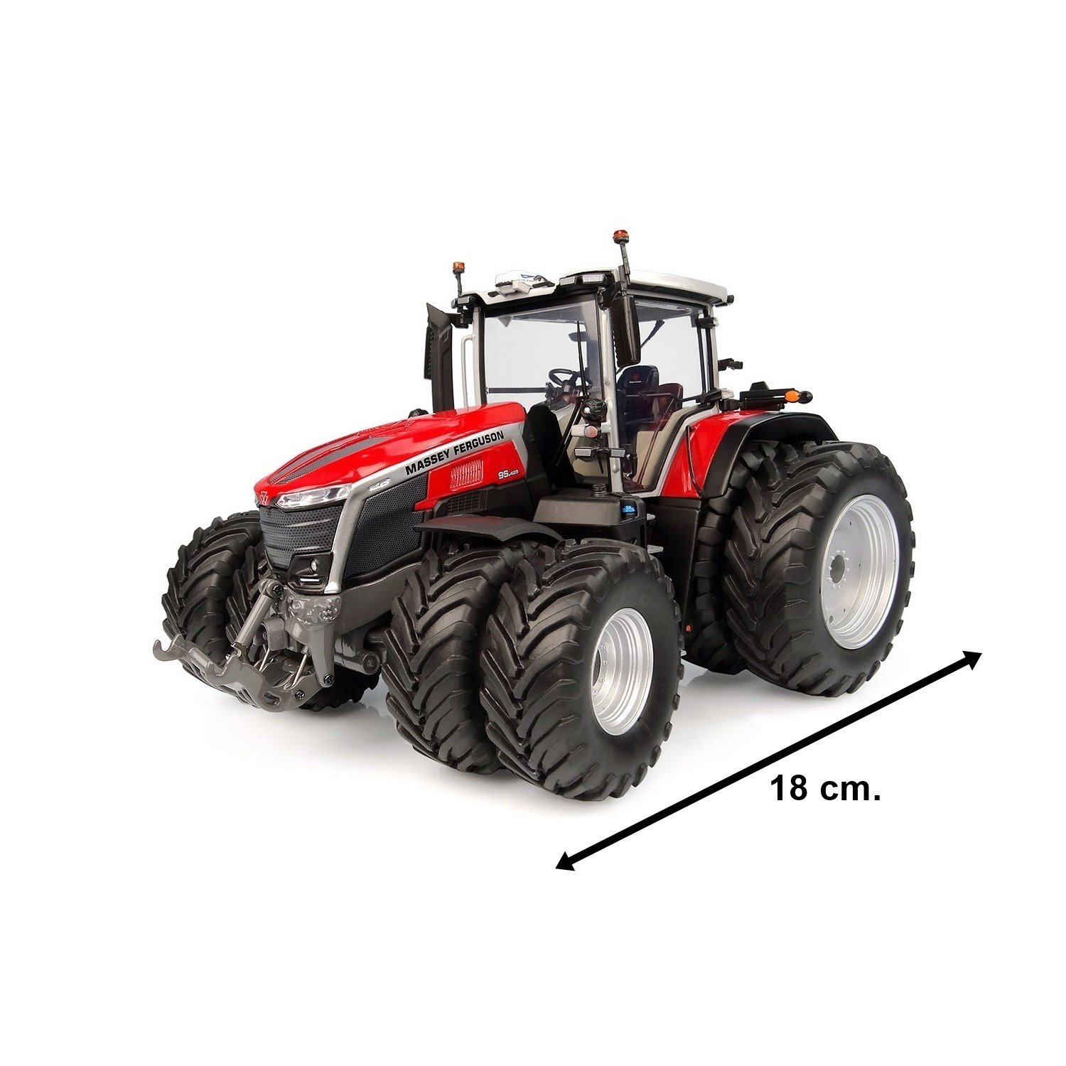 Universal Hobbies UH6653 1/32 Ölçek, Massey Ferguson 9S.425, 8 Tekerli Traktör, Sergilemeye Hazır Tarımsal Makine Modeli