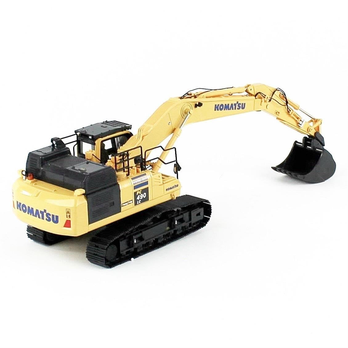 Universal Hobbies UH8120 1/50 Ölçek, Komatsu PC490 LC-11 Ekskavatör, Sergilemeye Hazır Metal İş Makinası Modeli